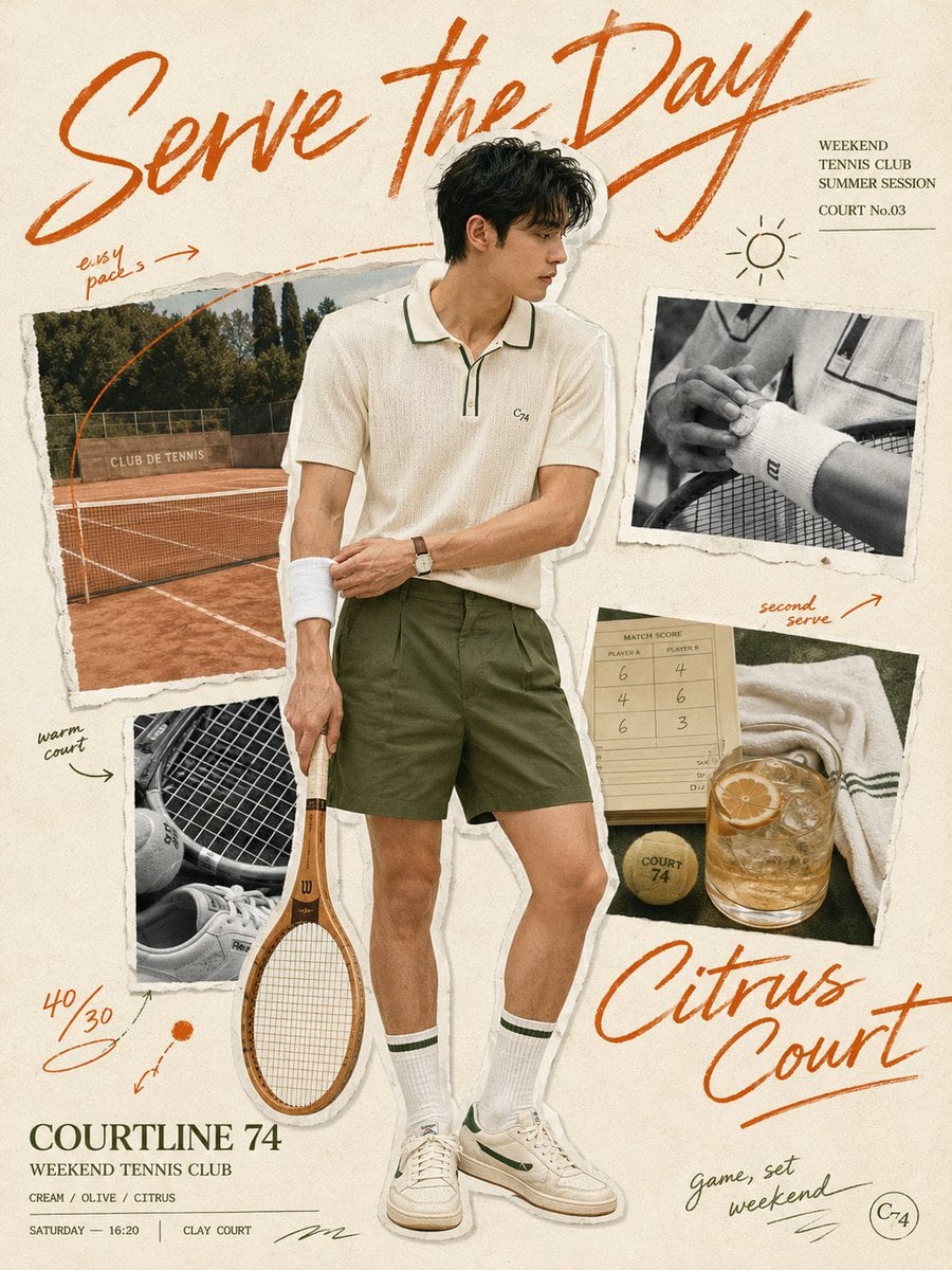 Professional Identity Scrapbook Editorial Poster - alternate