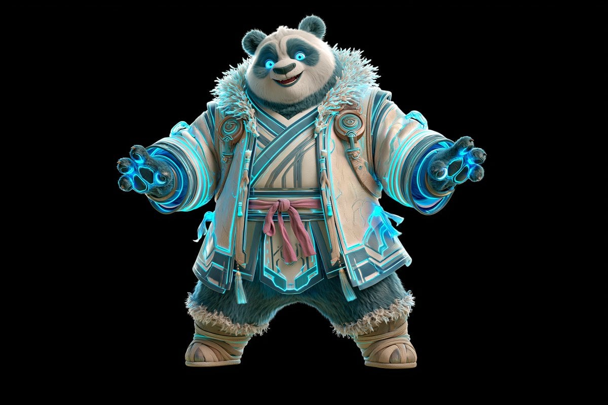 Cyber-Fantasy Tang Dynasty Warrior - alternate