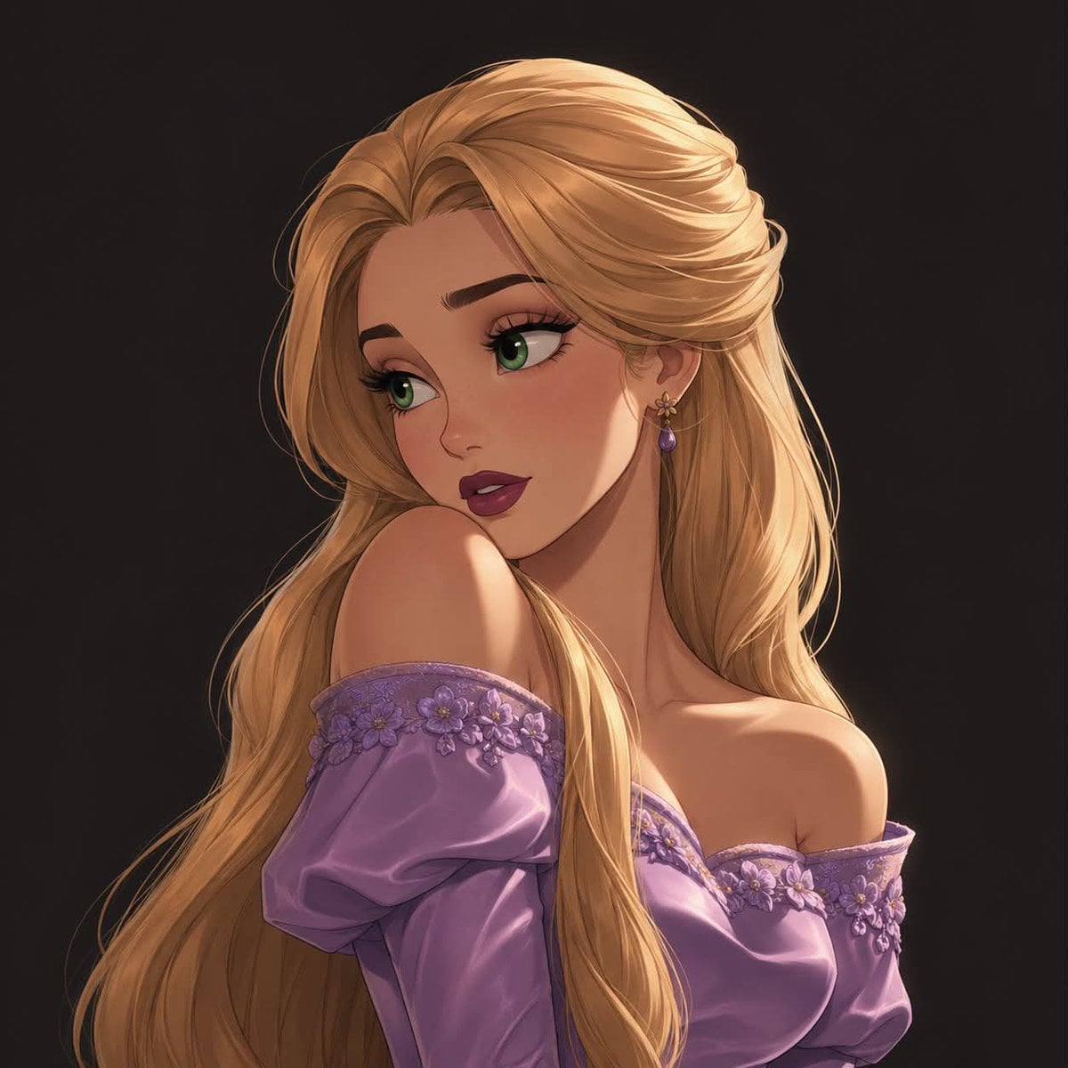 Ethereal Royal Fantasy Princess Portrait