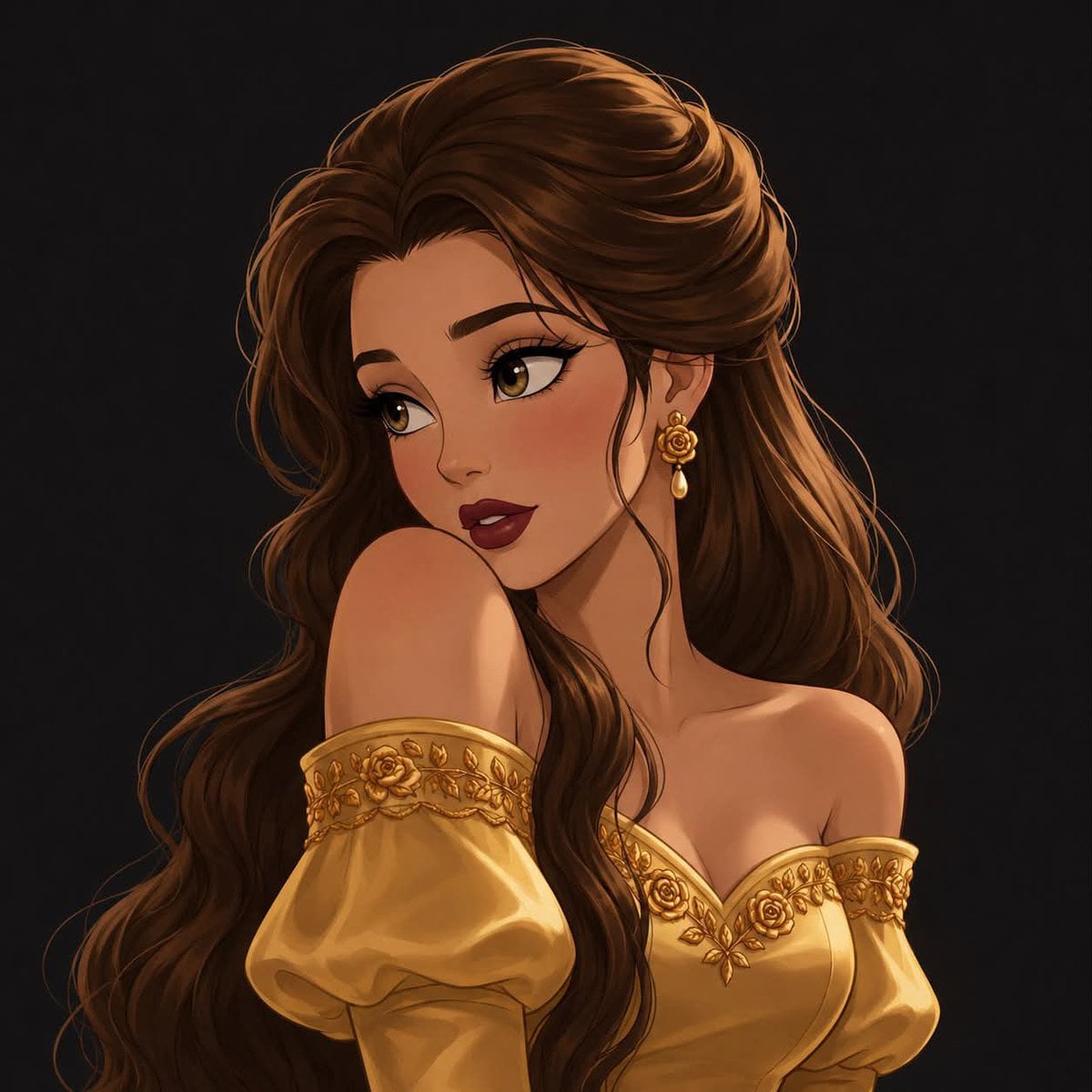Ethereal Royal Fantasy Princess Portrait - alternate