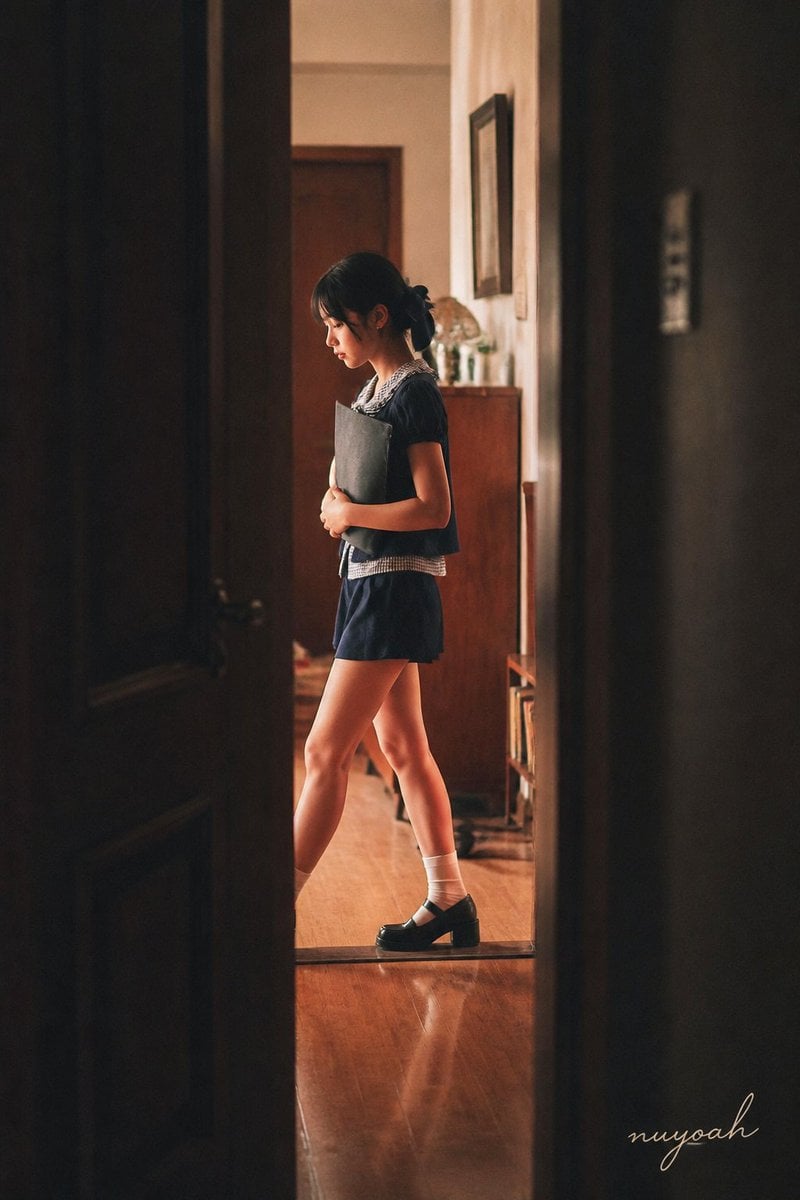 Vintage Navy Estate Noir Portrait