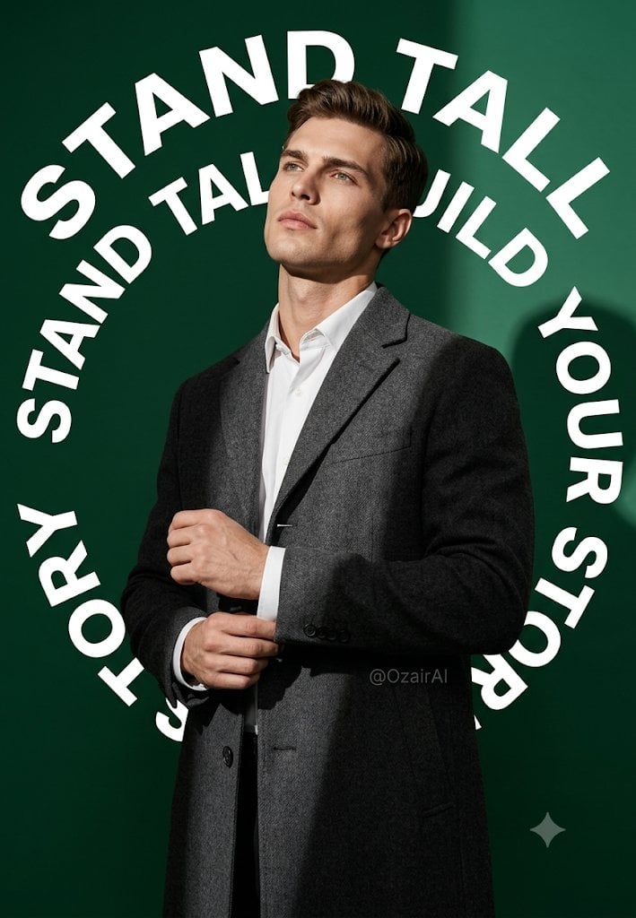 High-Fashion Emerald Editorial Portrait - alternate