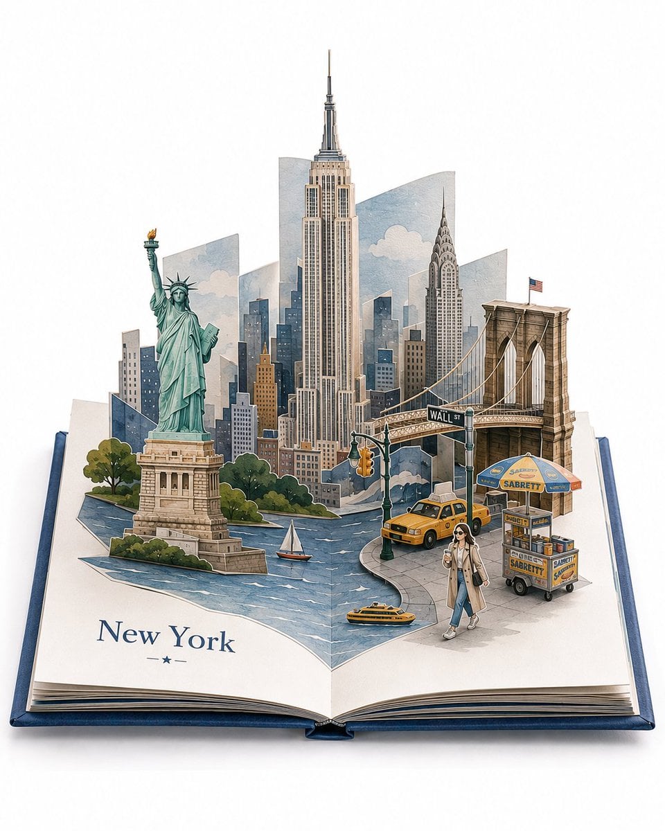 Luxury Pop-Up Travel Storybook Generator - alternate