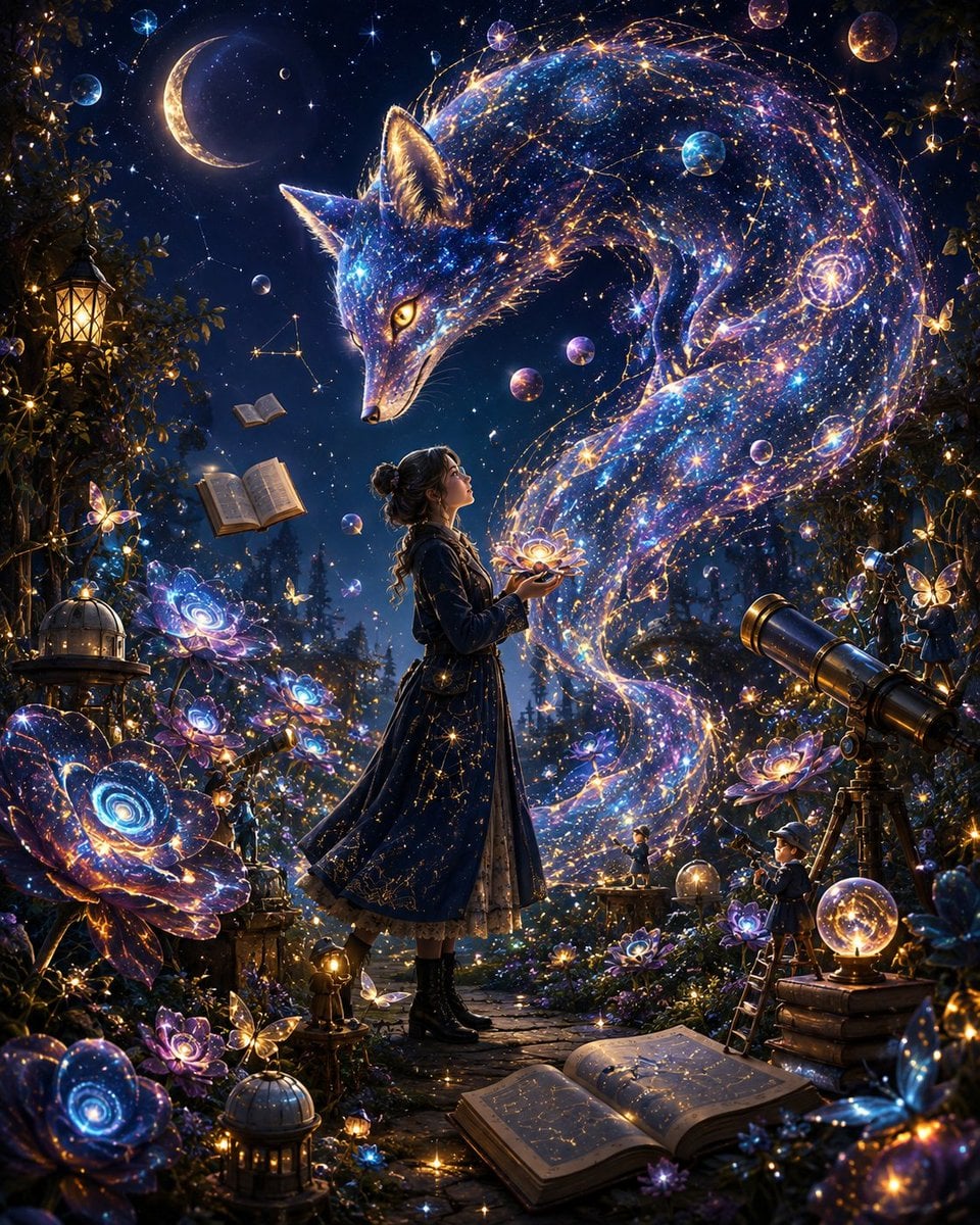 The Celestial Fox and the Starlight Astronomer