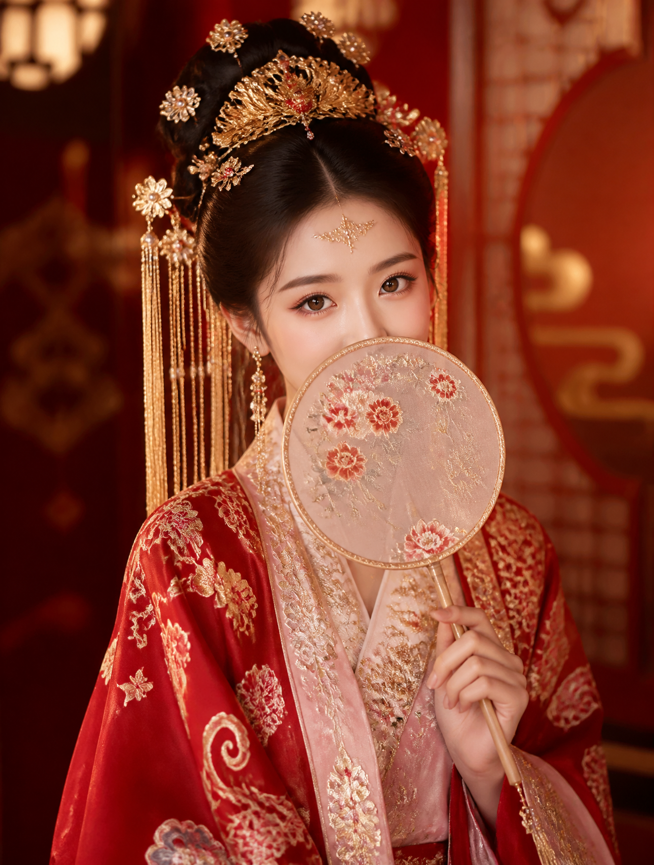 Imperial Tang Dynasty Bridal Portrait