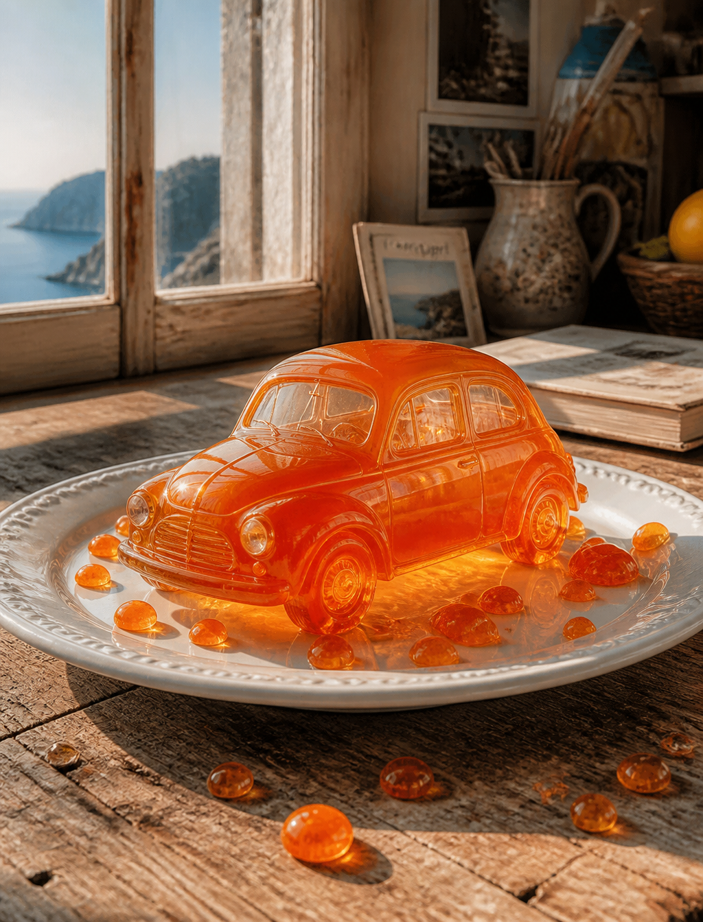 Jelly Vintage Mini Car Dessert