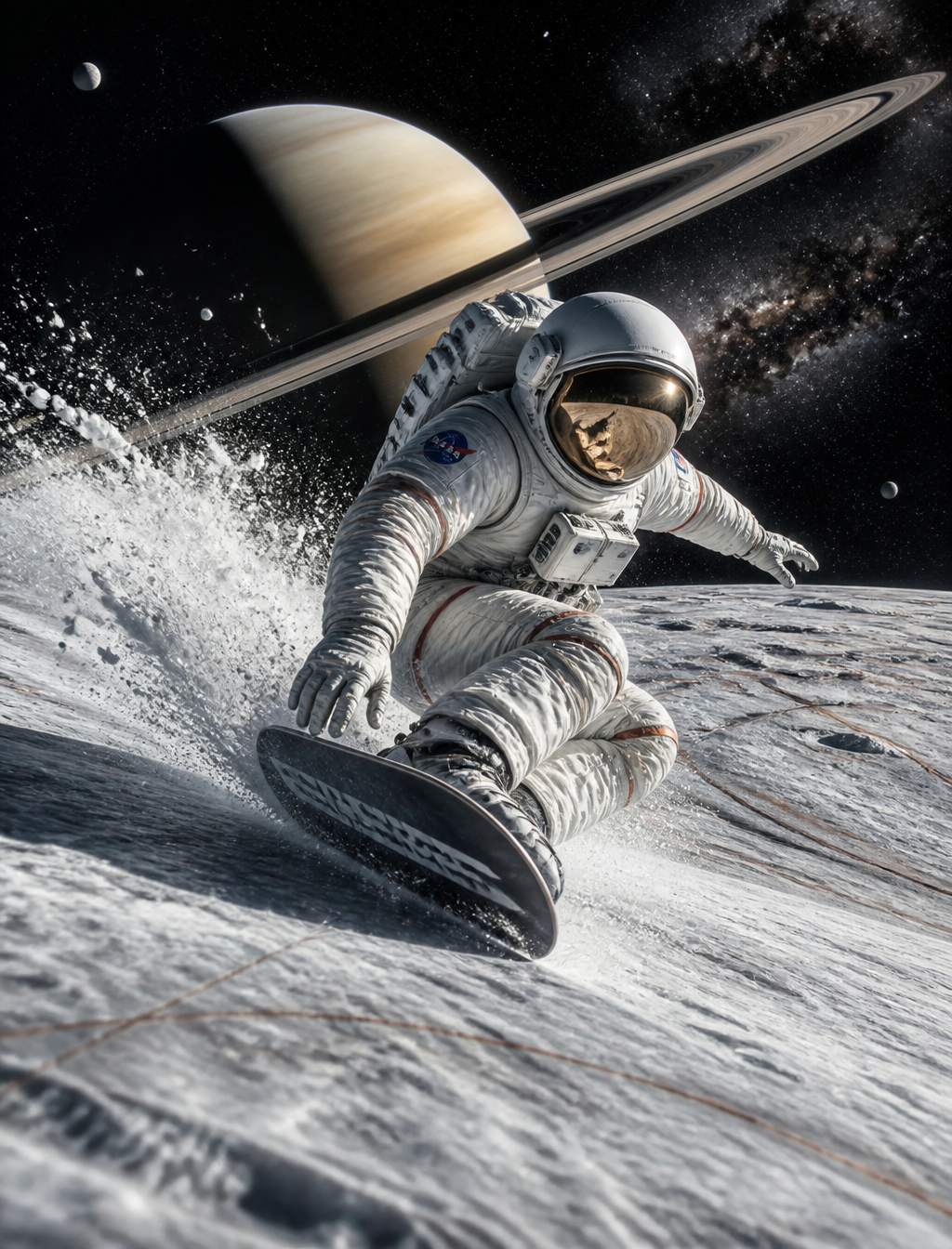 Galactic Snowboarding on Europa