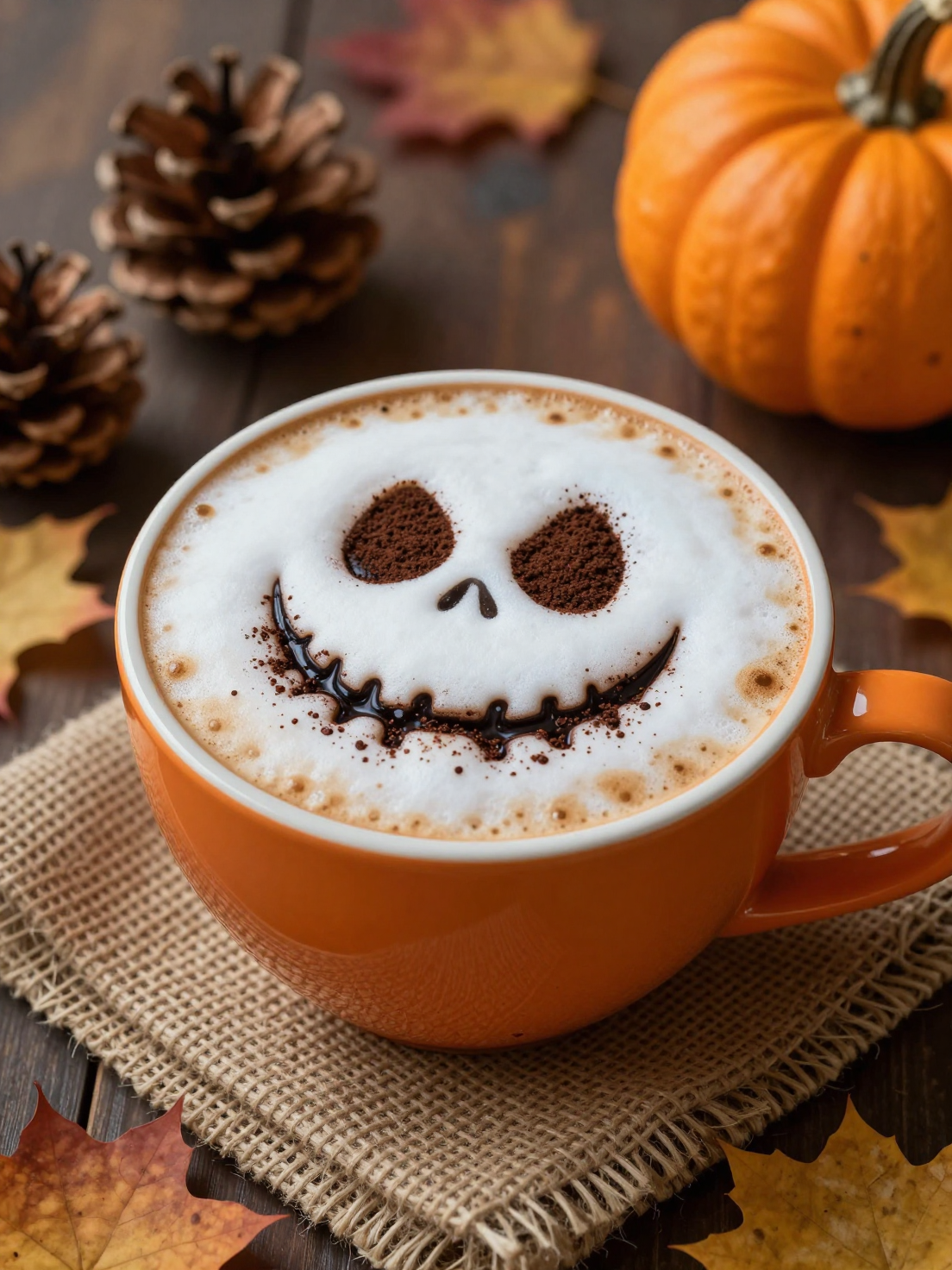 Jack Skellington Autumn Cappuccino