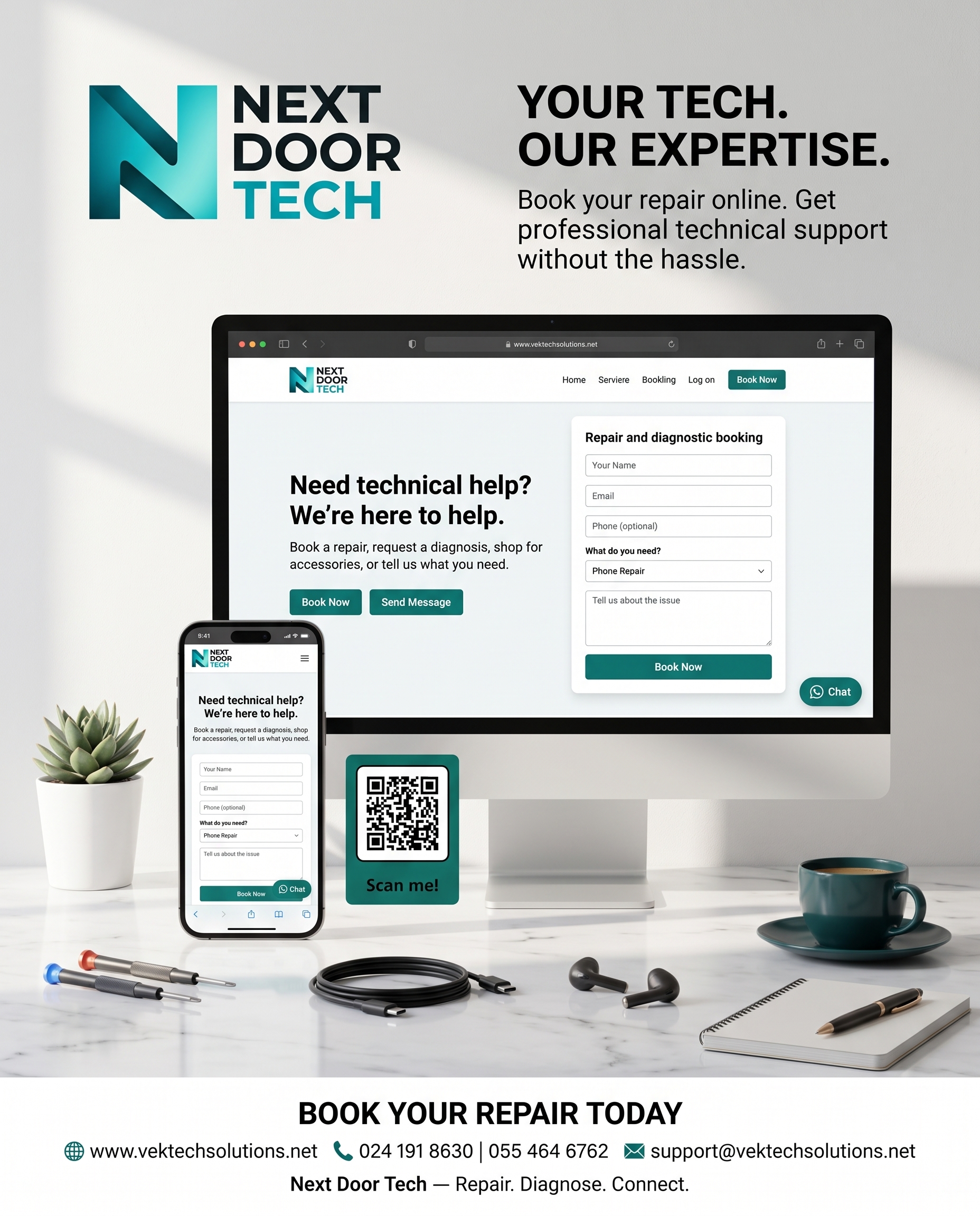 Next Door Tech Premium Device Mockup