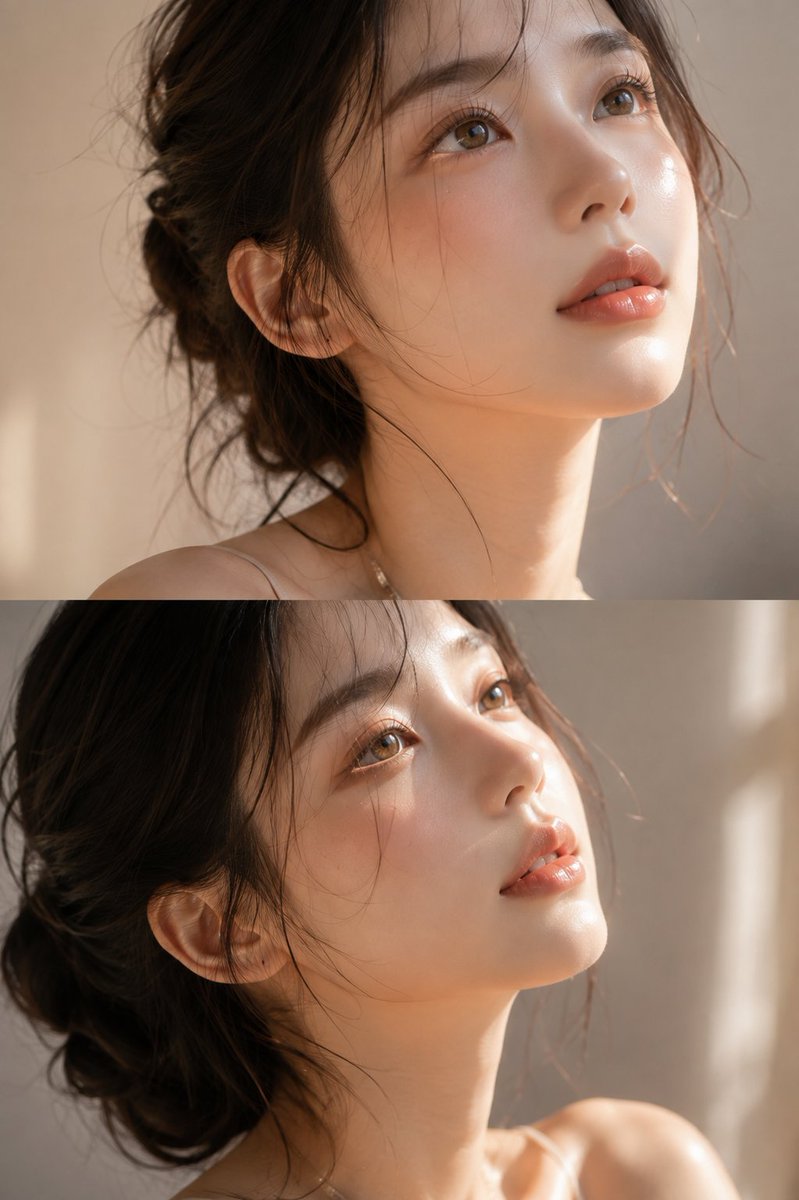 Ethereal Glass Skin Beauty Editorial