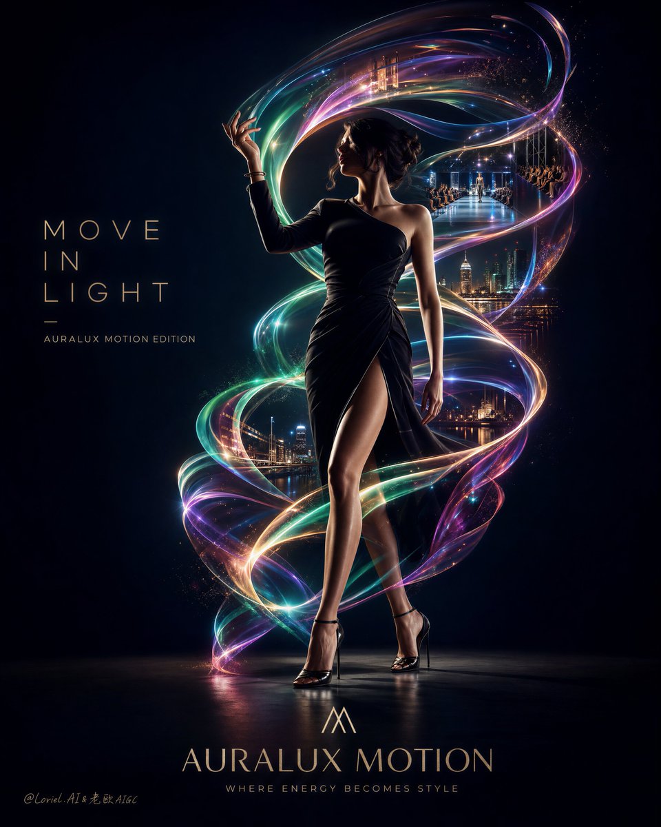 Neon Kinetic Fluidity