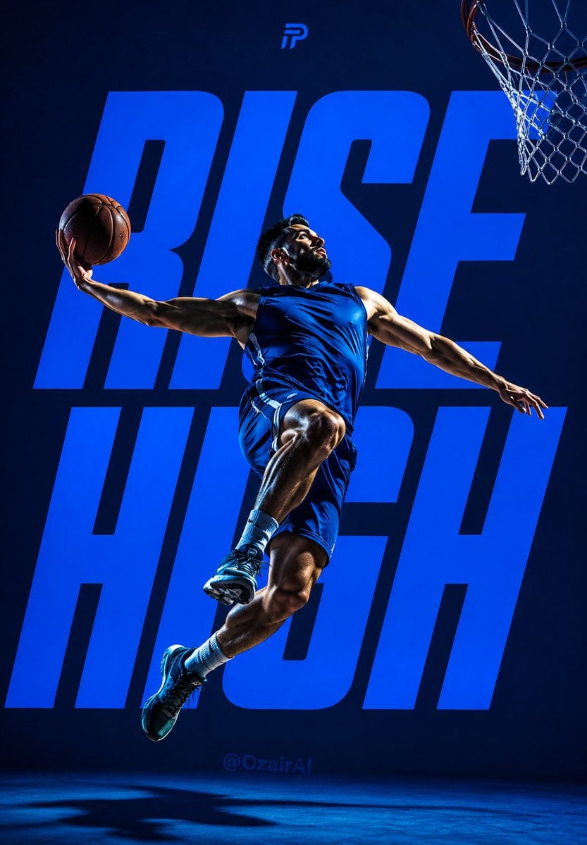 Dynamic Sprint Start Neon Athletics Poster - alternate