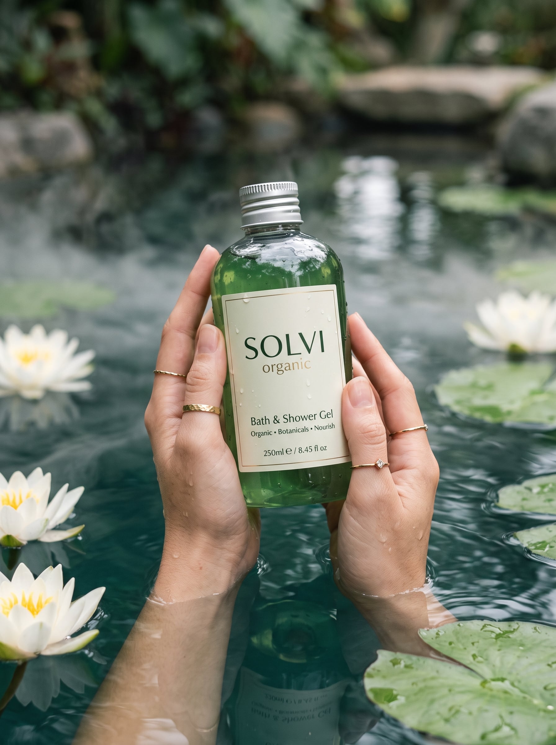 Zen Botanical Bath Gel Luxury Showcase