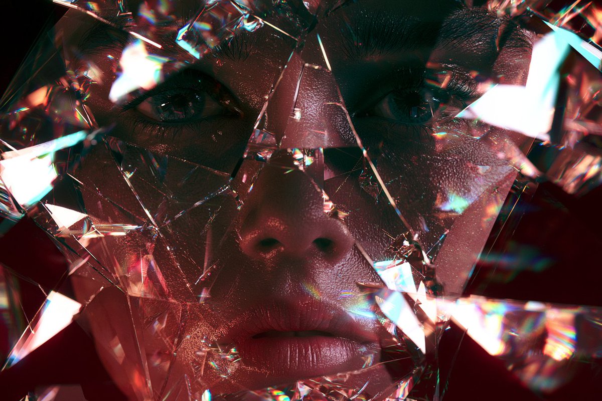 Prismatic Fracture Kaleidoscope - alternate