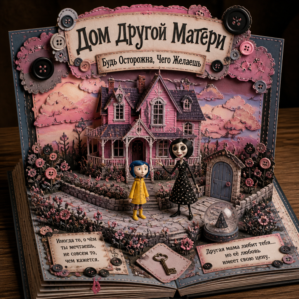 Coraline Pop-Up Storybook Diorama
