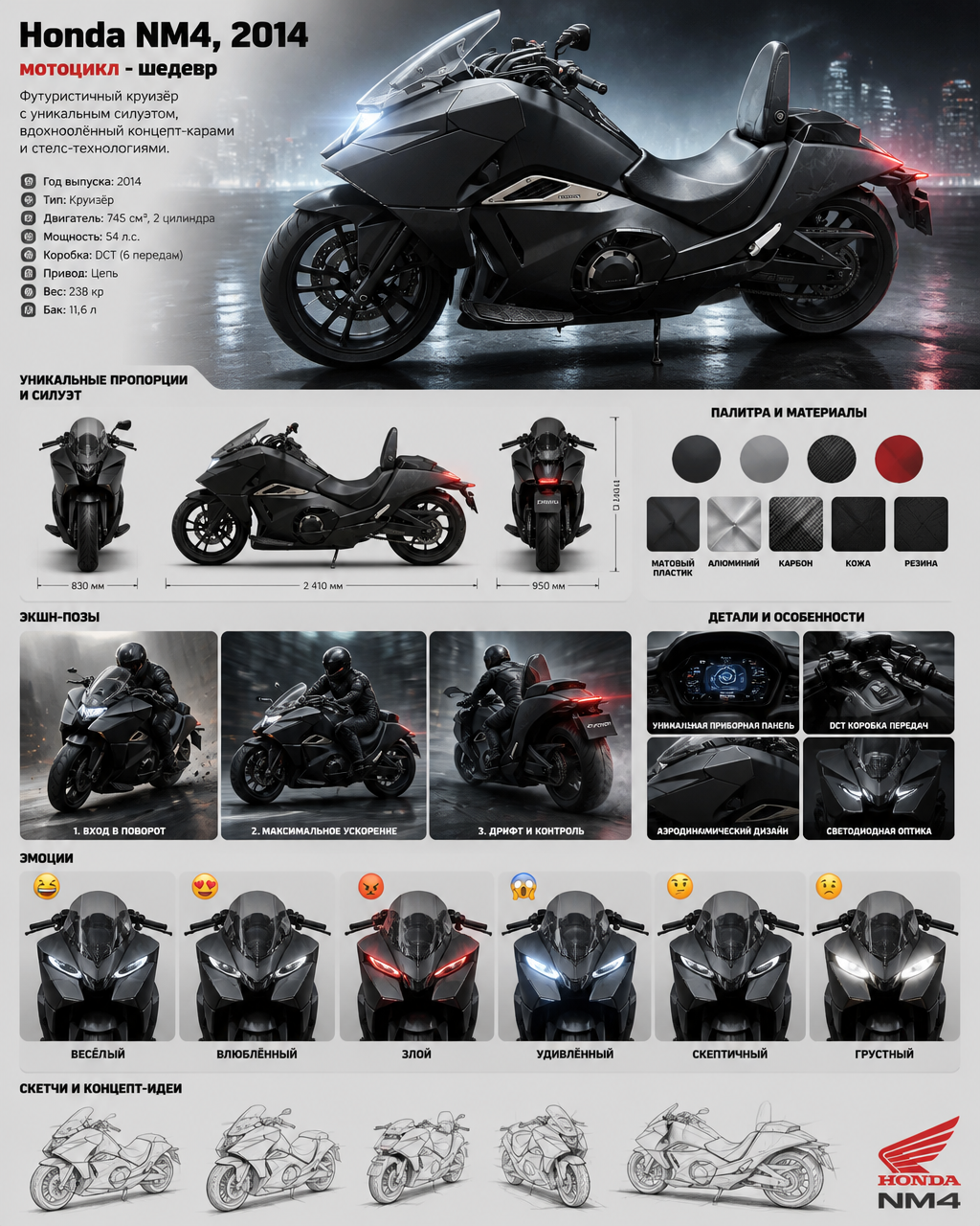 Honda NM4 Concept Masterpiece Generator