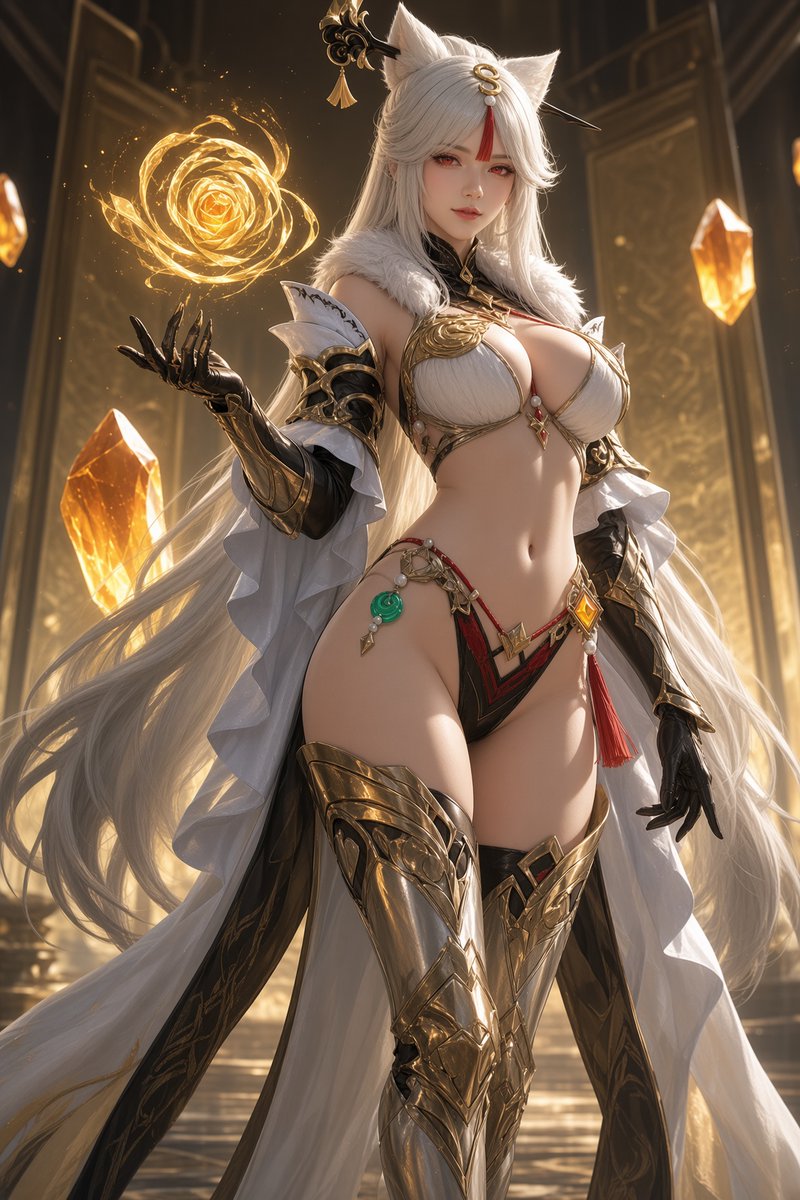 Fantasy JRPG Heroine Splash Art - alternate