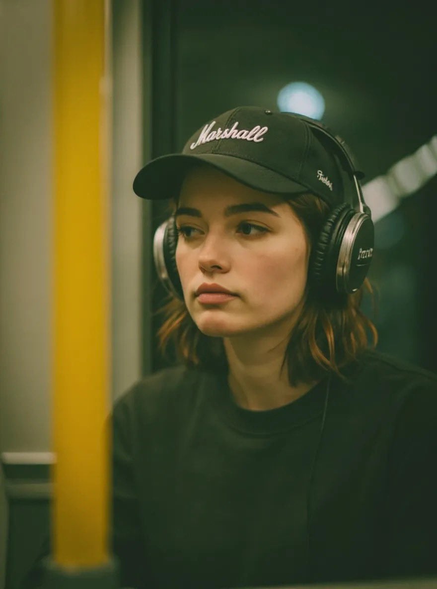 Introspective Studio Session Candid - alternate