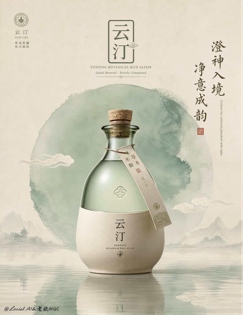 Mekong Nocturne Ultra-Premium Spirits Poster