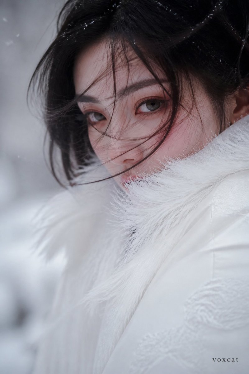 Ethereal Winter Muse Portrait