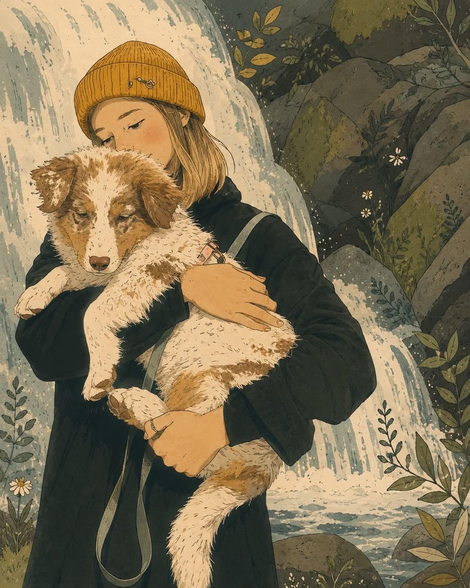 Nostalgic Woodland Adventures with Australian Shepherd