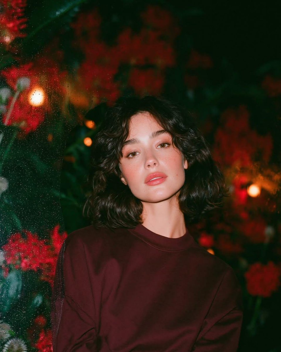 Rainy Night Garden Portrait