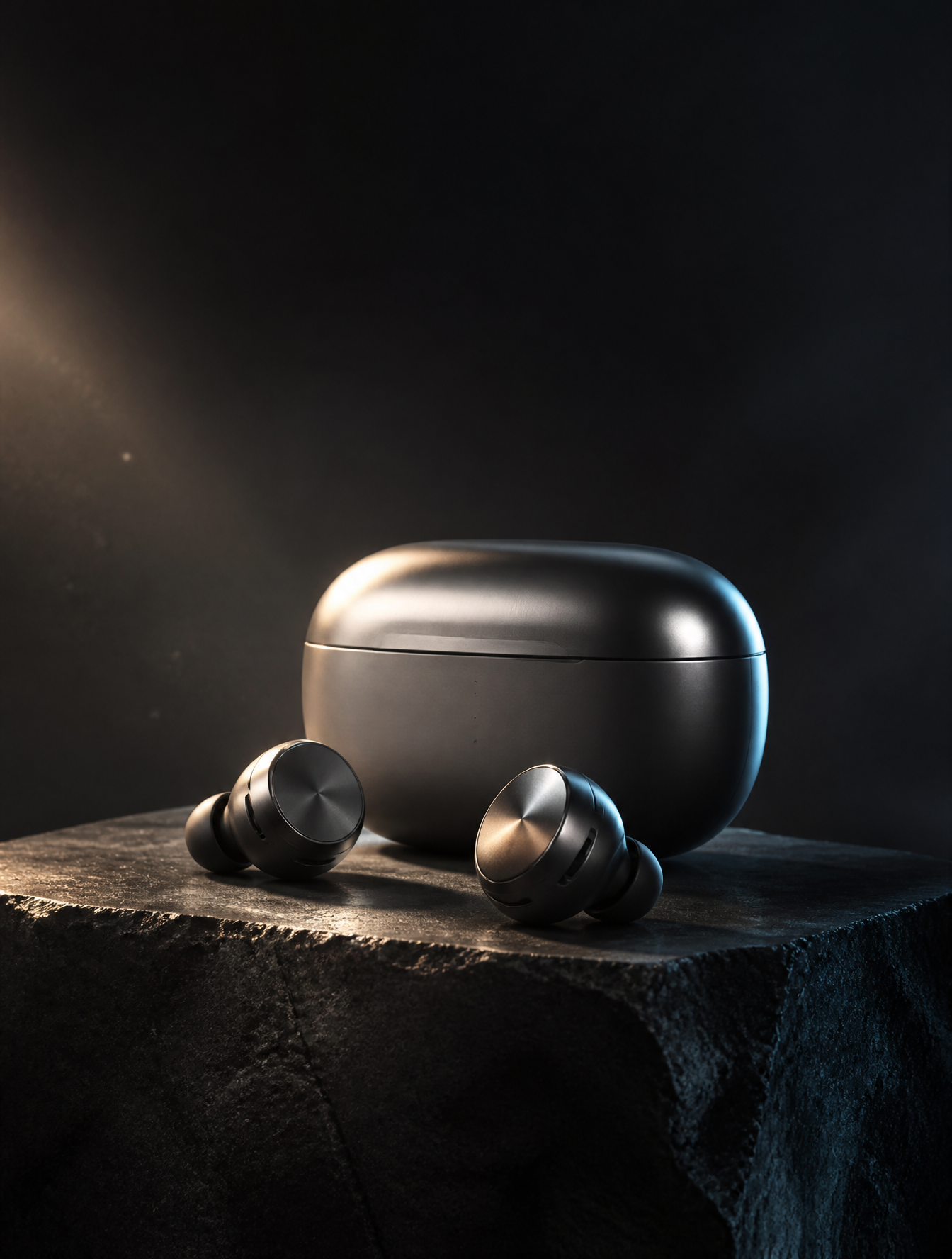 Futuristic Luxury Wireless Earbuds Commercial