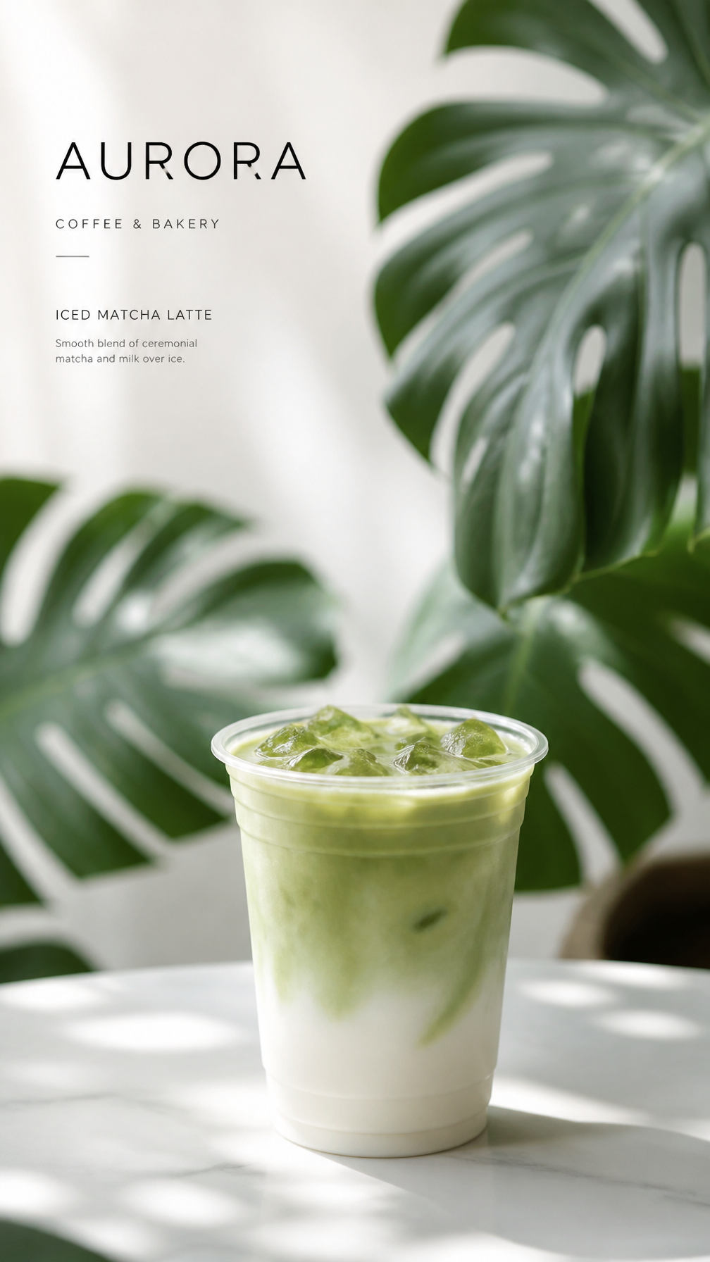Minimalist Tropical Bakery Editorial Scene