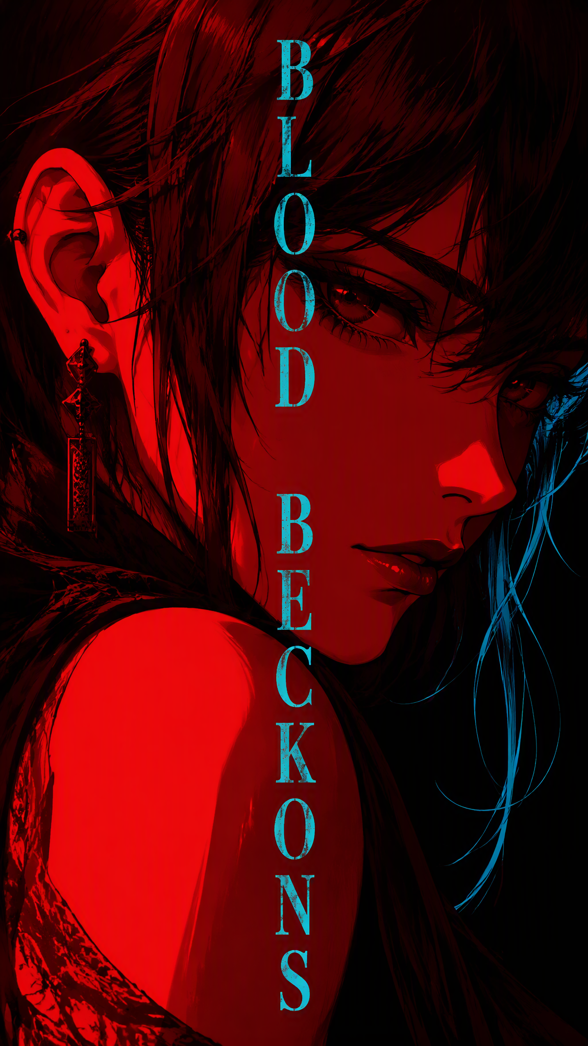 Crimson Noir Anime Portrait