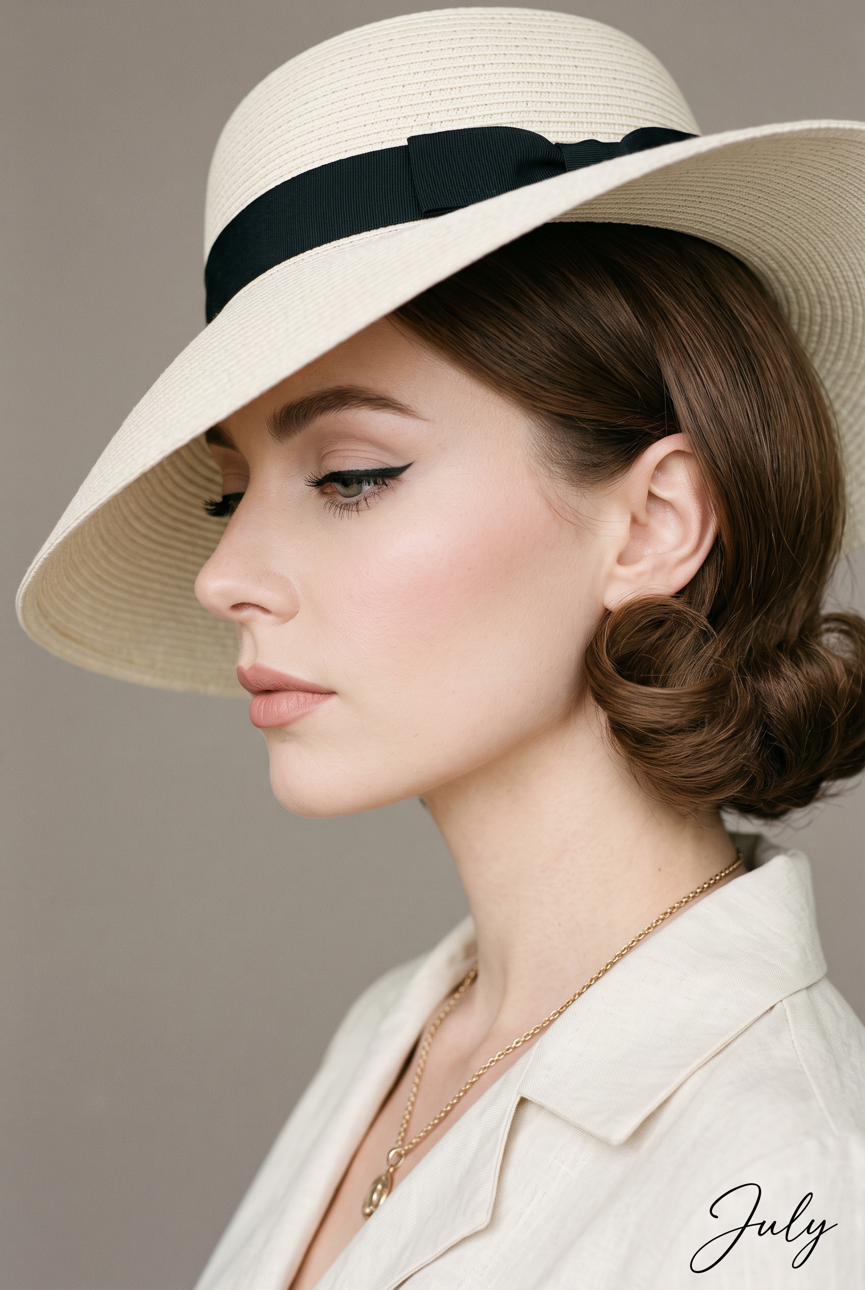 Vintage 60s Glamour Beauty Shot