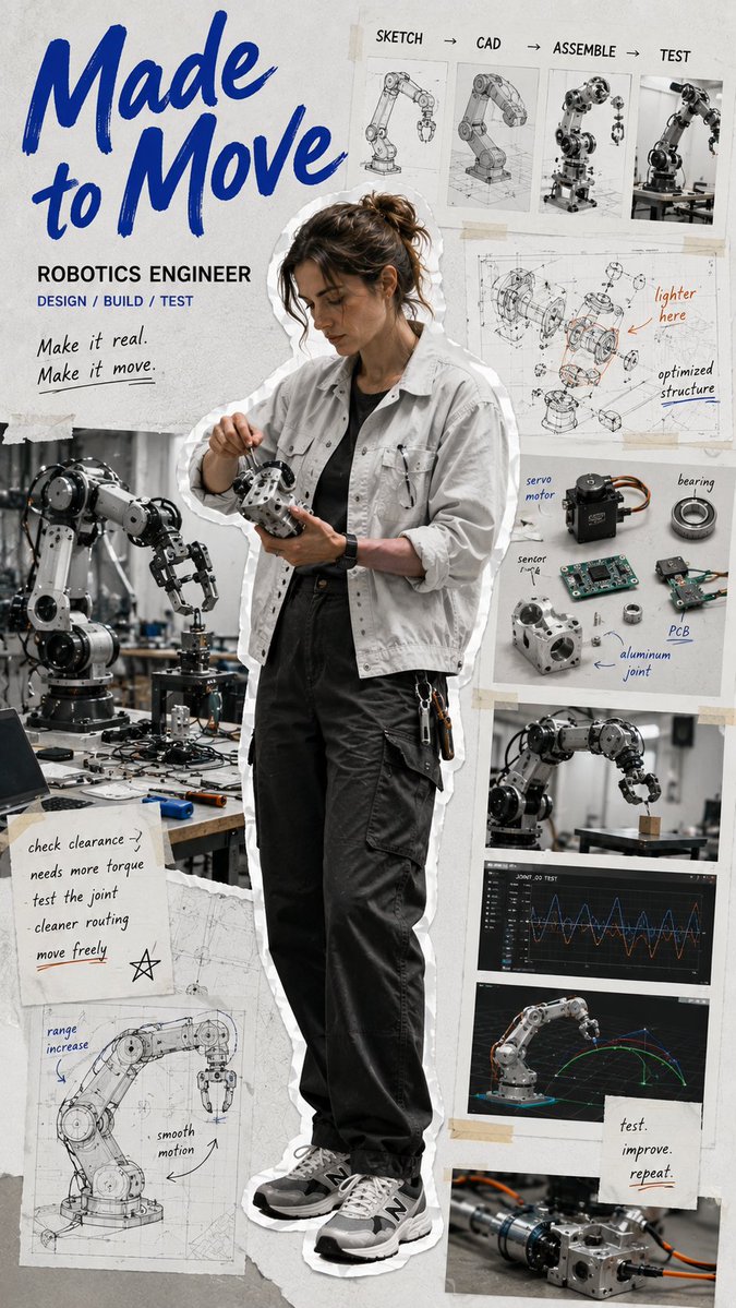 Modern Professional Editorial Collage Poster - alternate