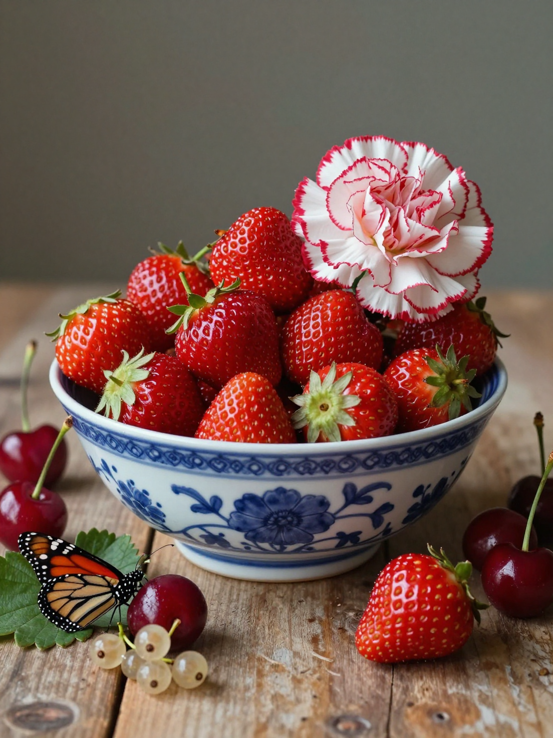 Dutch Golden Age Strawberry Still Life