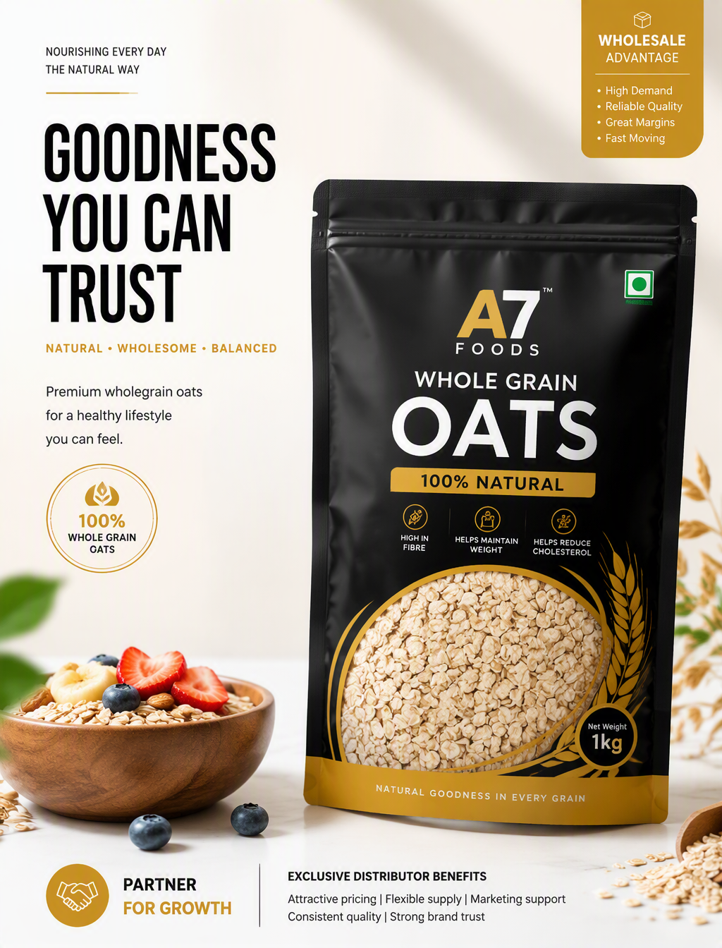 一张高端食品品牌商业海报，4:5竖构图，超高清分辨率。现代Z世代审美，干净极简，高级商业广告质感。锐利的影棚产品摄...