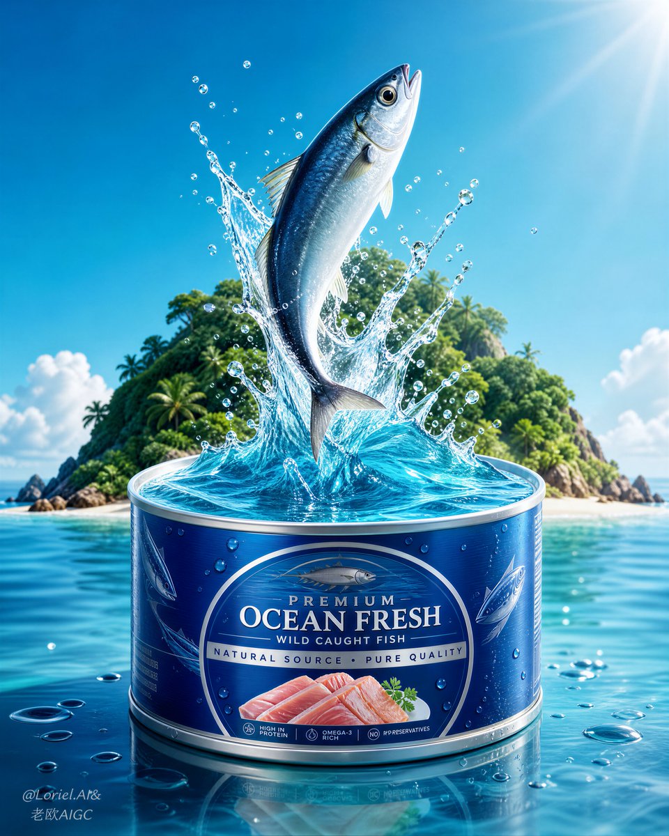 Create an ultra-premium global flagship seafood advertisi... - alternate