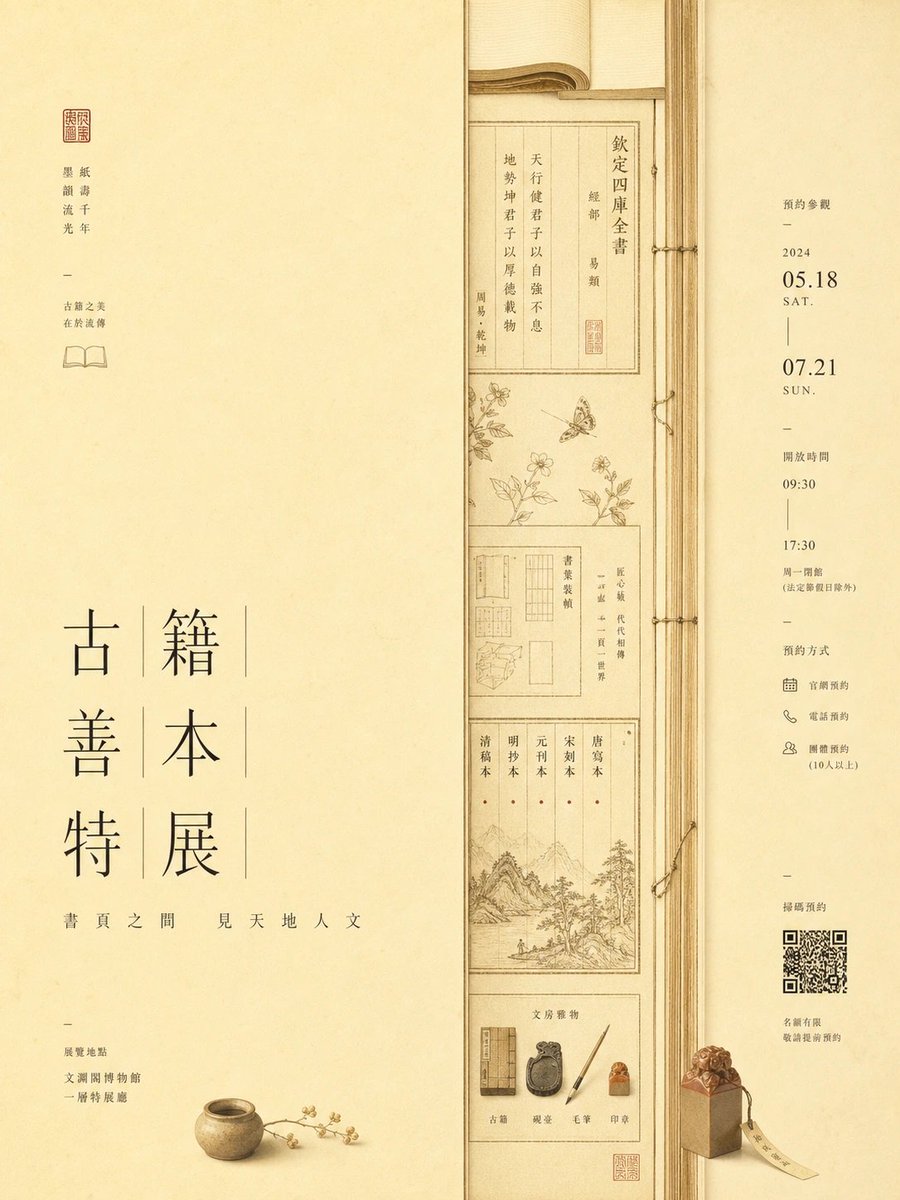 围绕任意主题对象生成一张安静而有仪式感的图文视觉：画面由大面积主题底场与一条居中的窄幅主视觉带形成强烈分栏秩序，主... - alternate