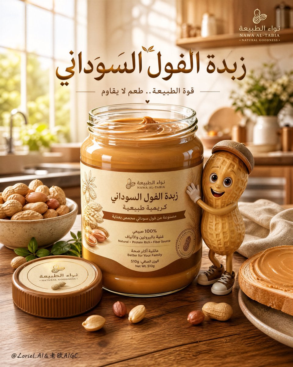Create an ultra-premium commercial peanut-butter advertis... - alternate