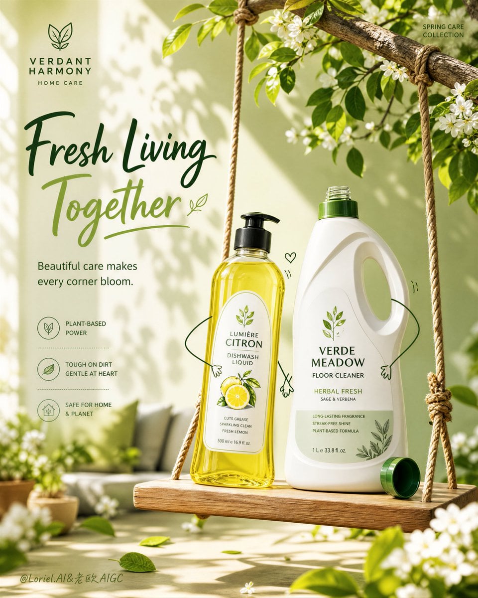 Create an ultra-premium commercial household-cleaning adv... - alternate