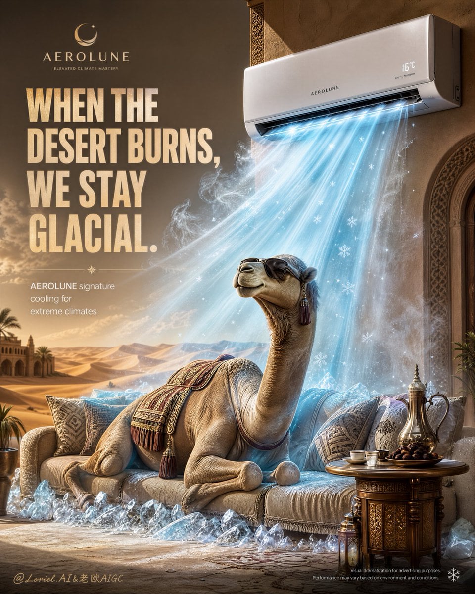 Create an ultra-premium advertising poster for a fictiona... - alternate