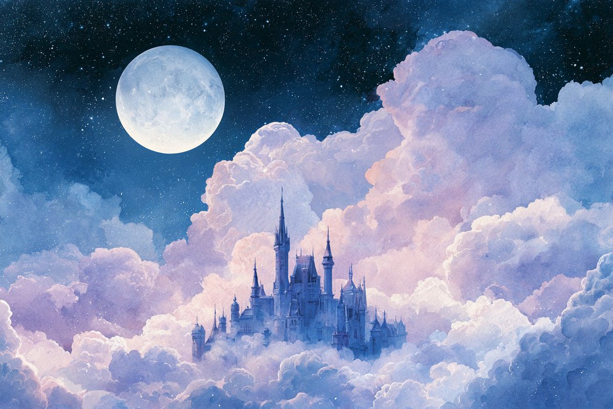 [Subject] envisioned in a Celestial Watercolor Reverie, w...