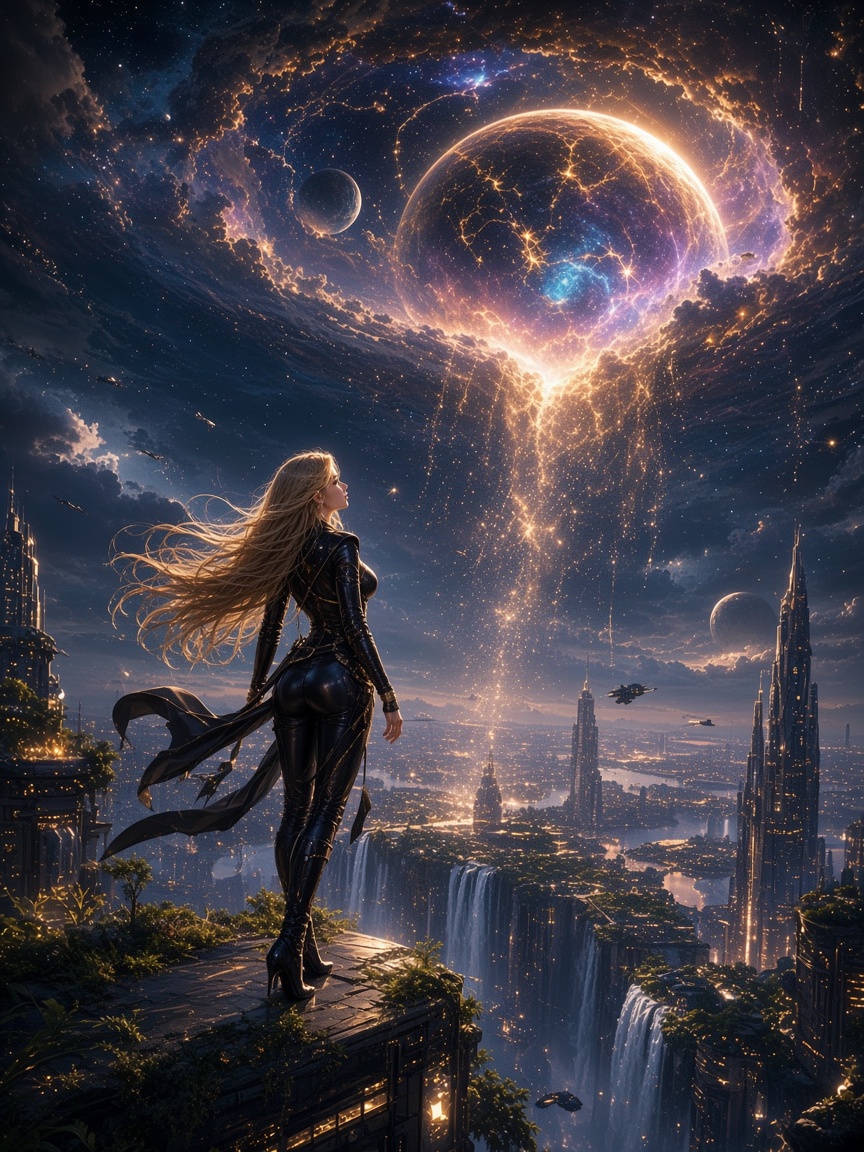 A breathtaking cinematic fantasy portrait of an awesome h...