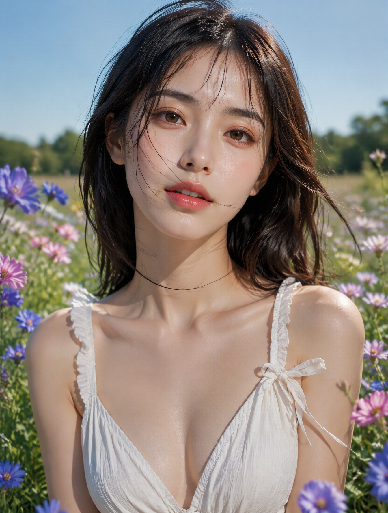 Subject:A glance in a flowerSubject:Close portrait of a 2...