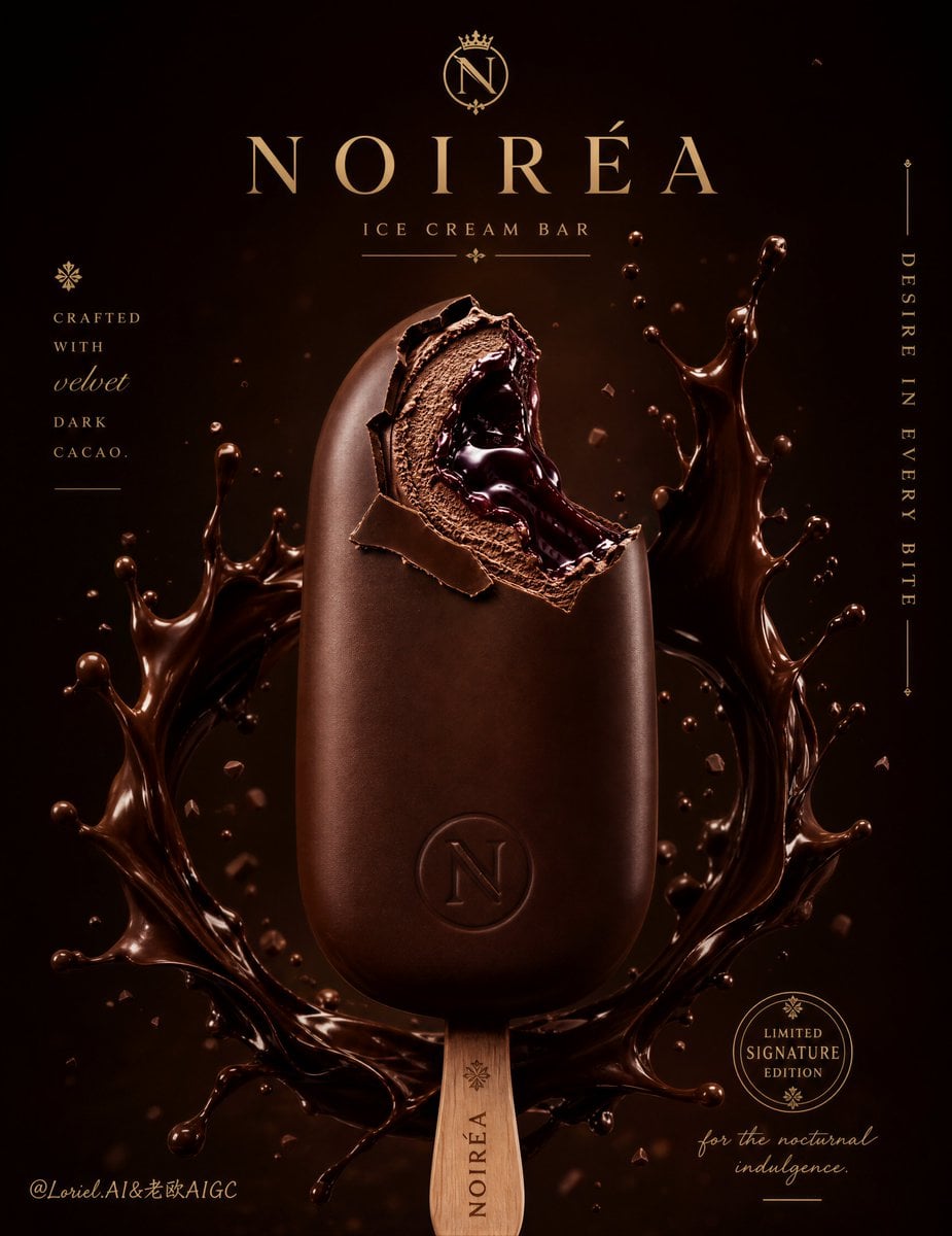 Create an ultra-premium commercial poster for an original... - alternate