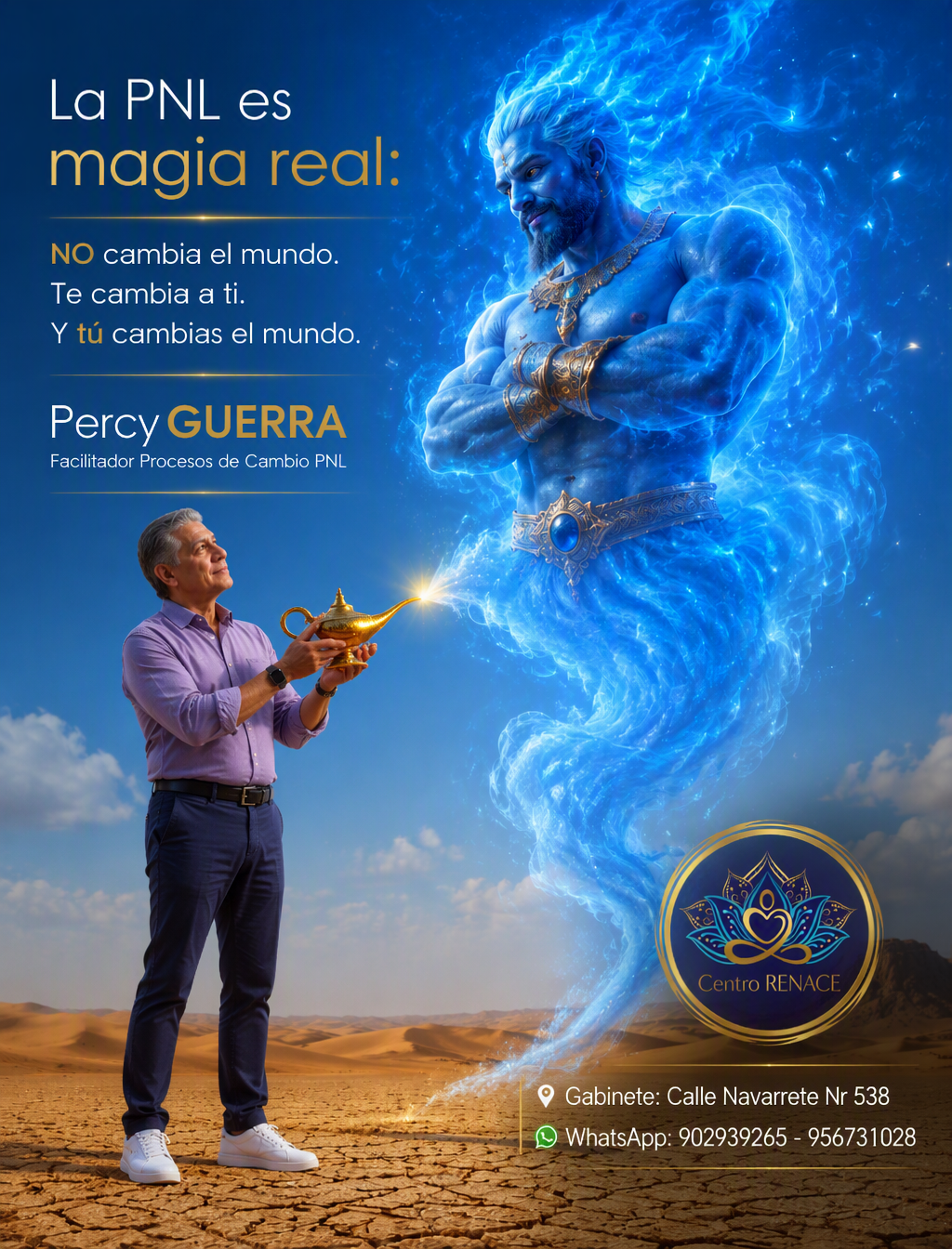 Remplaza el hombre que está con el mago por el de la figu...