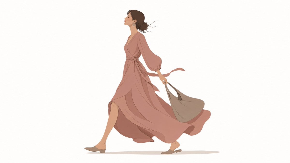 Full-body minimalist illustration of [Person], simplified... - alternate
