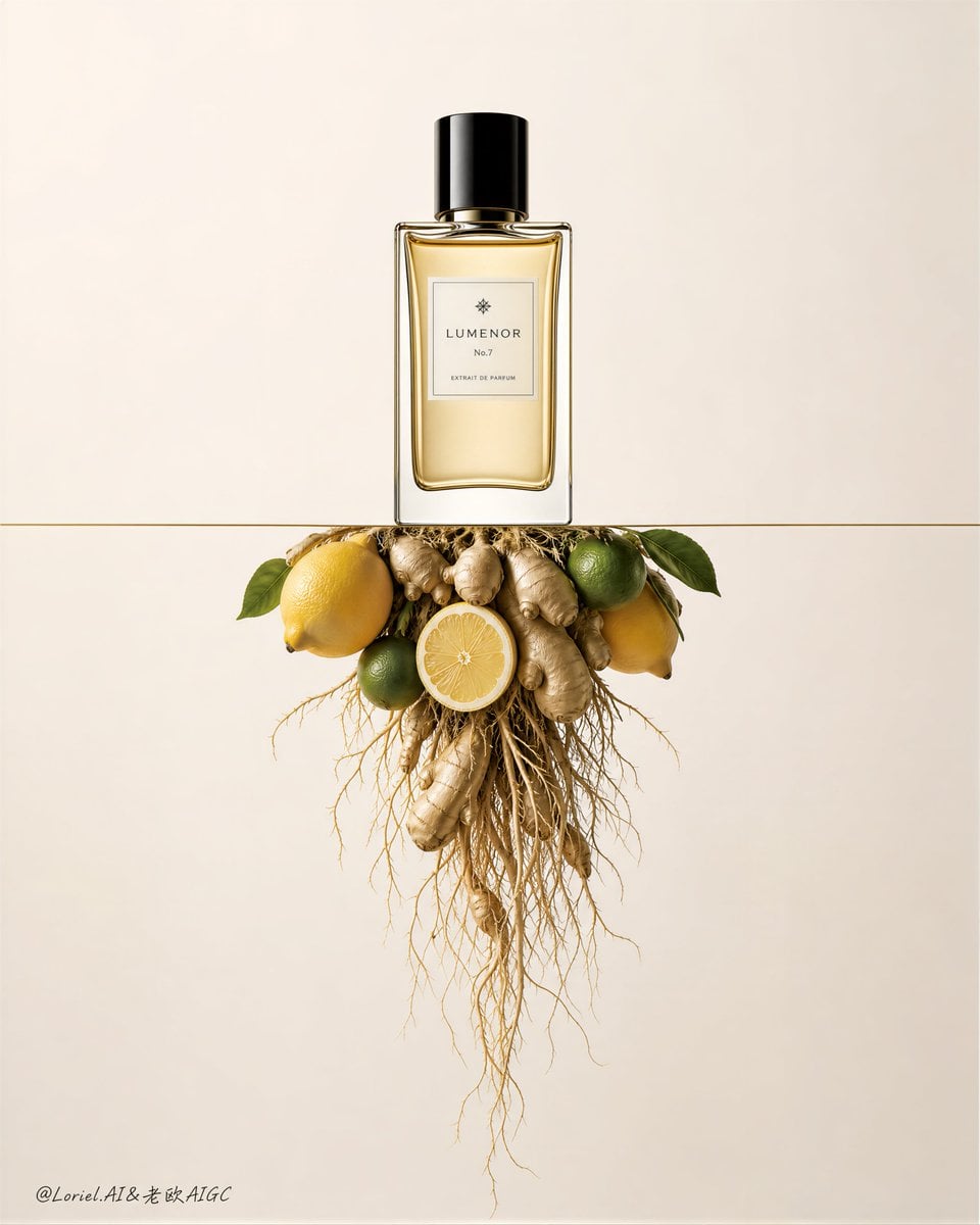 Create an ultra-premium luxury fragrance advertising post...