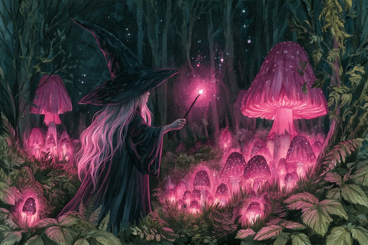 [Subject] portrayed in an Enchanted Watercolor Forest, wh... - alternate