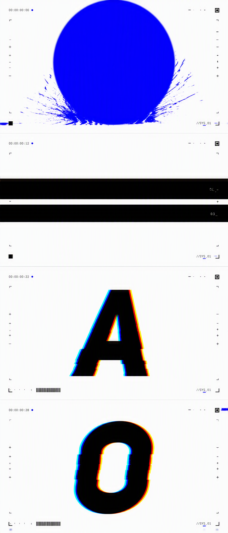 CUT 01 | 0.00–1.00s — PURE GRAPHICS