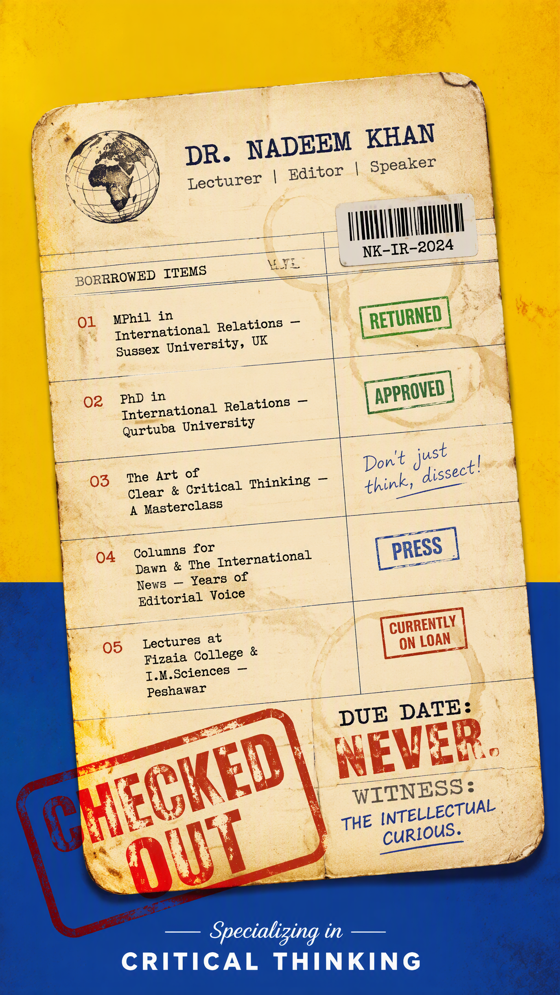 The Flyer Description & LayoutVisual Concept: