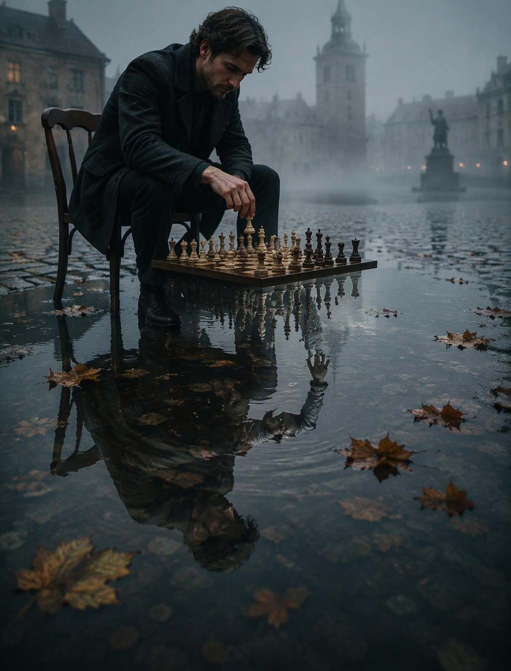 A stunning photorealistic painting capturing a surreal mo...