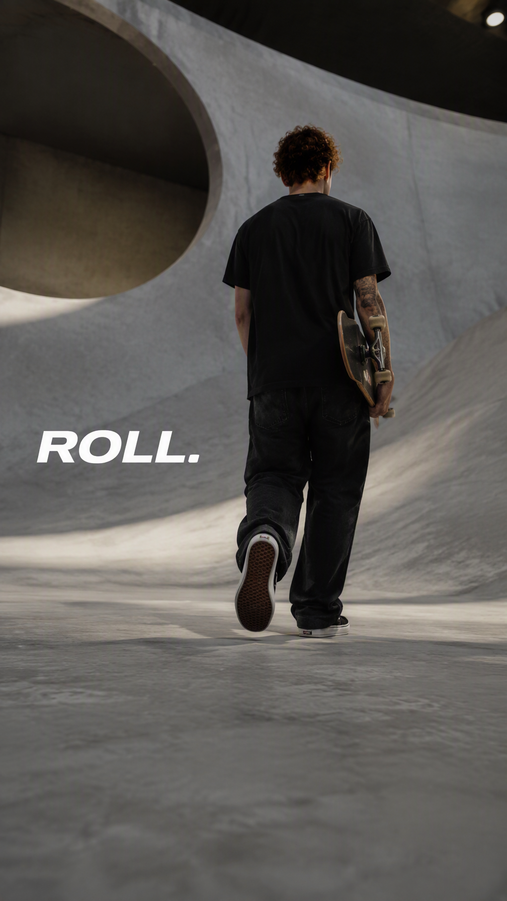 Premium editorial campaign.Main Subject: Young man walkin...